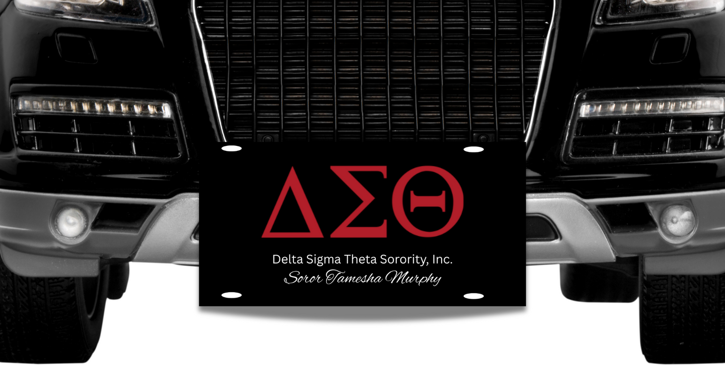 Delta License Plate