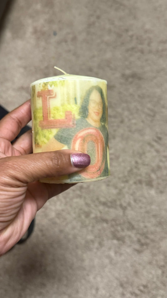 Personalized candle