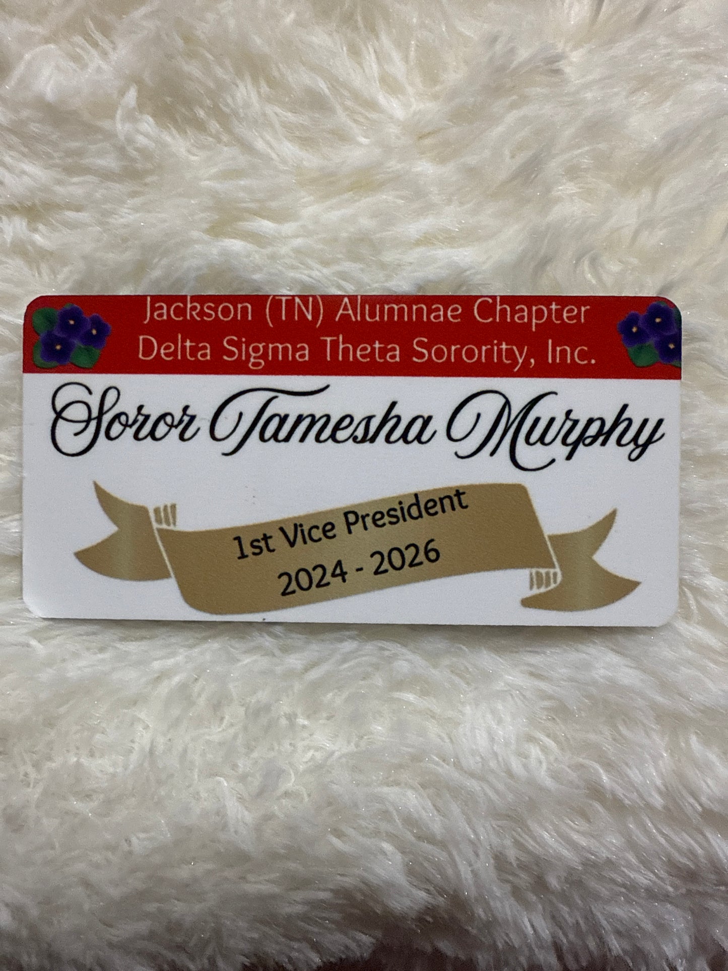 Delta officer nametags