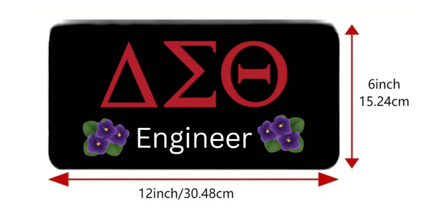 Delta License Plate