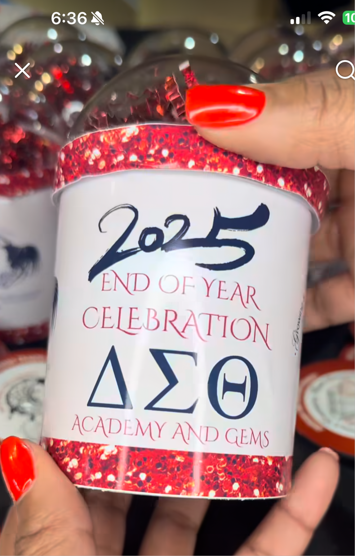 Delta Gems and Academy Pringles shakers