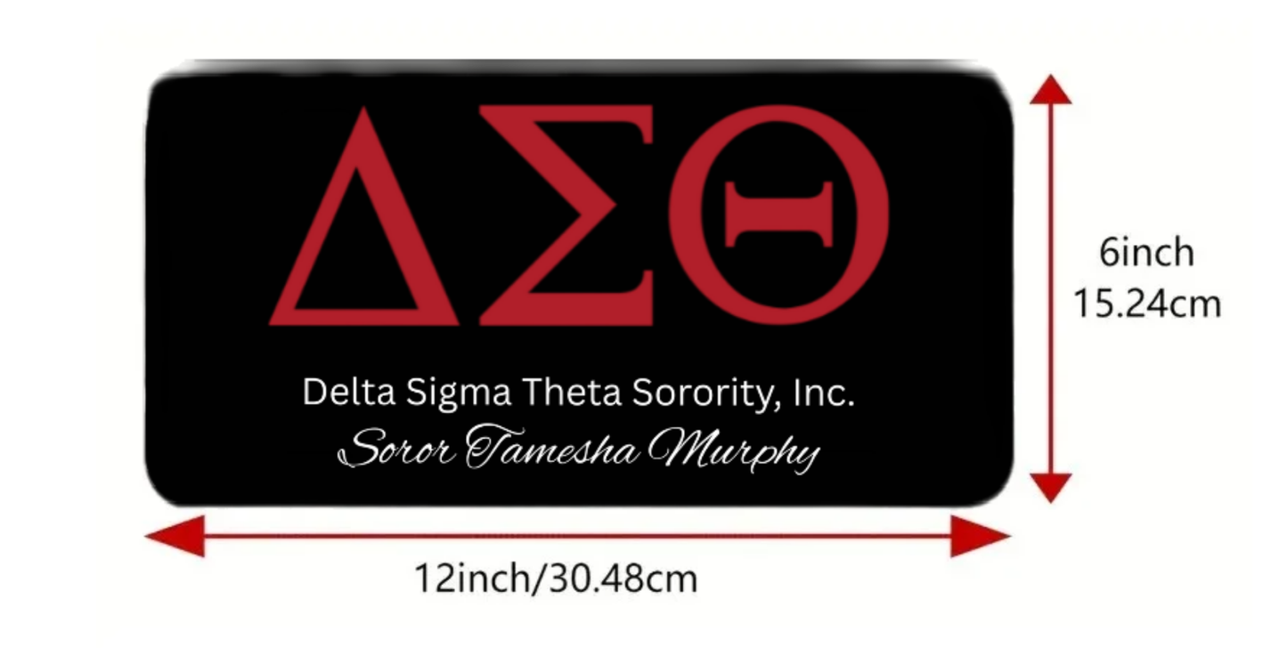 Delta License Plate