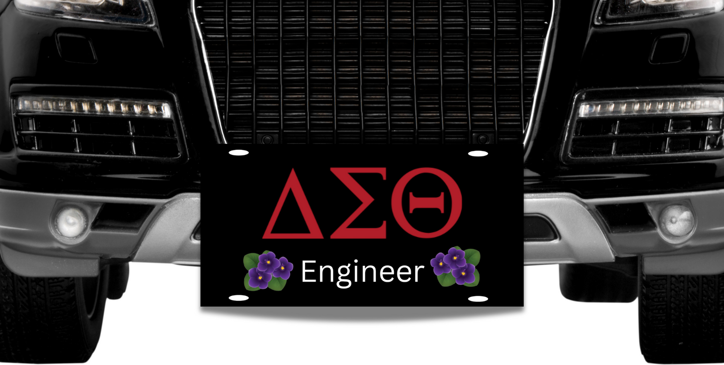 Delta License Plate