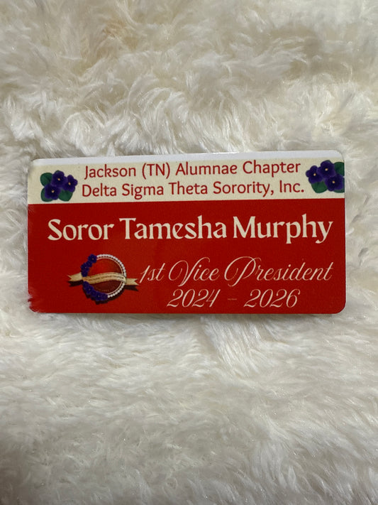 Delta officer nametags