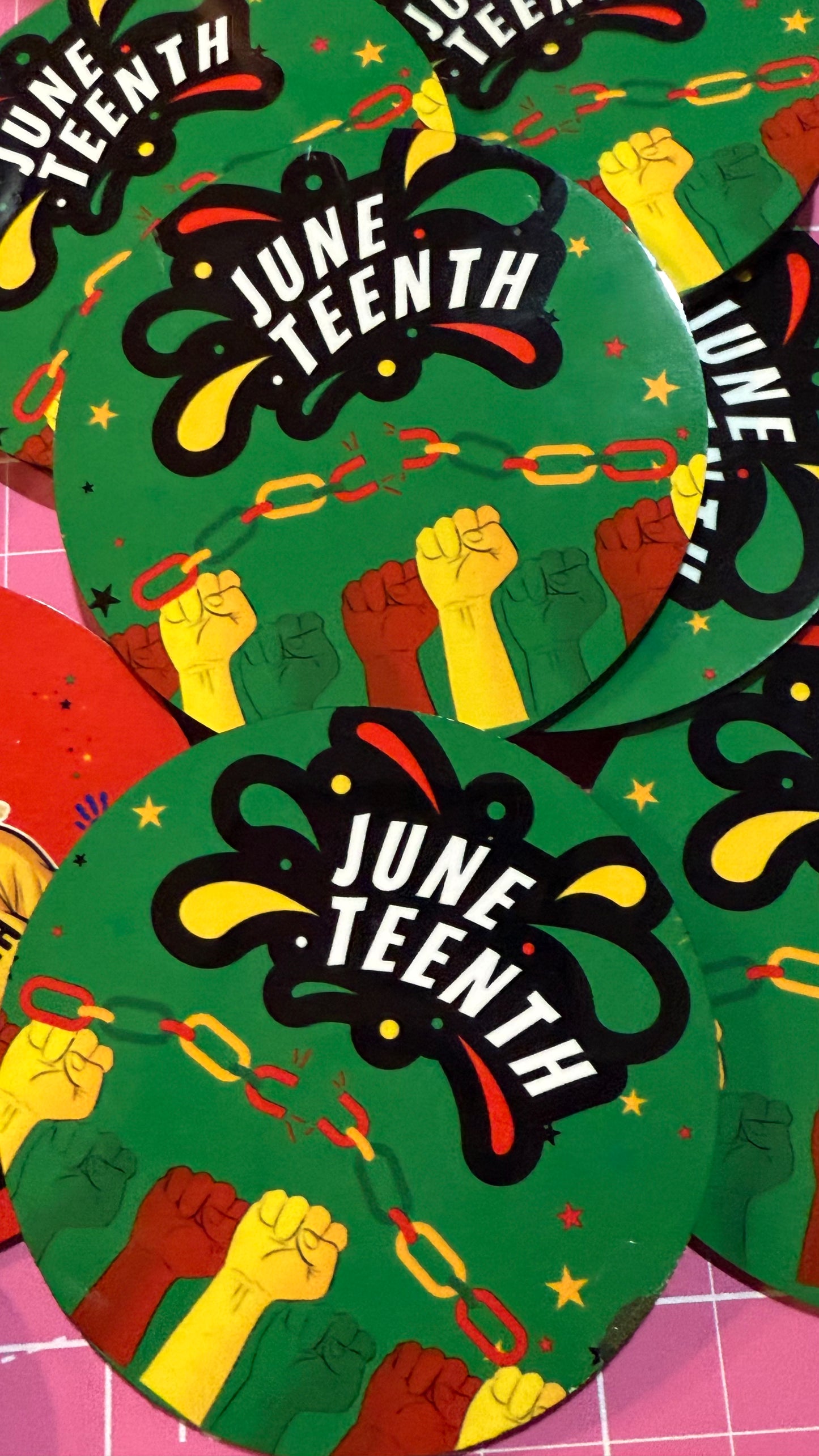 Juneteenth Buttons