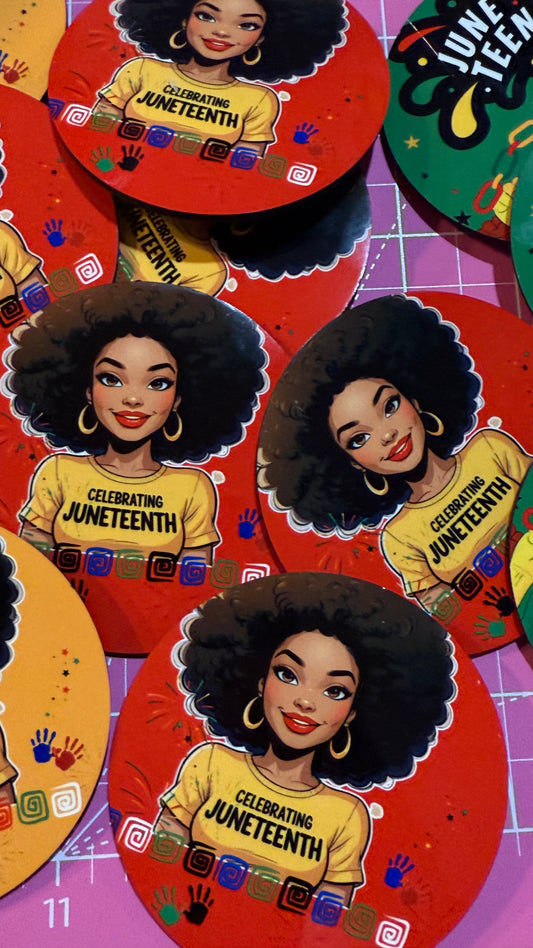 Juneteenth Buttons