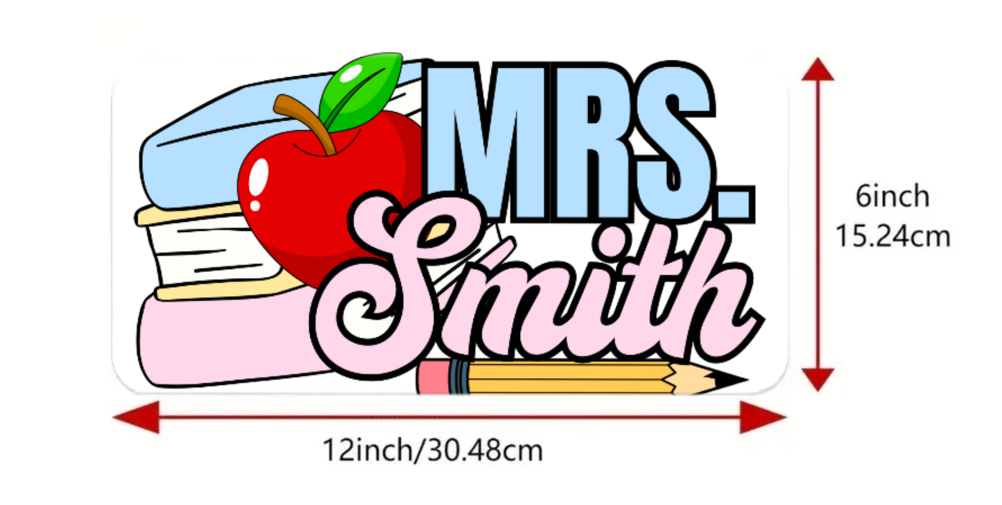 Teacher License Plate