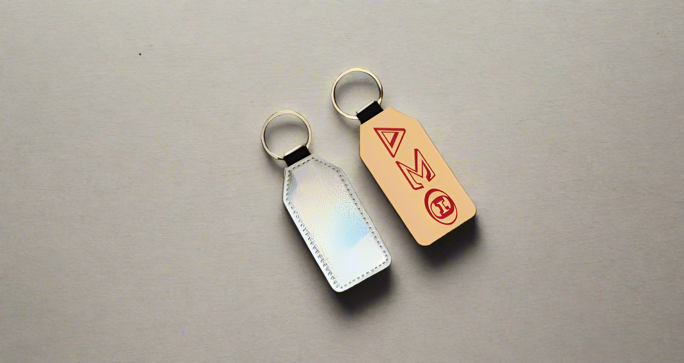 Delta personalized keychains