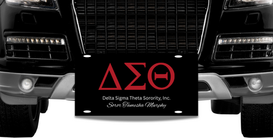 Delta License Plate