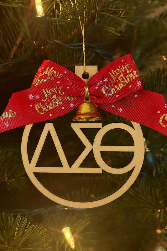 Delta Wood Greek Letter ornament