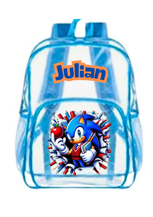 Personalized Clear backpacks