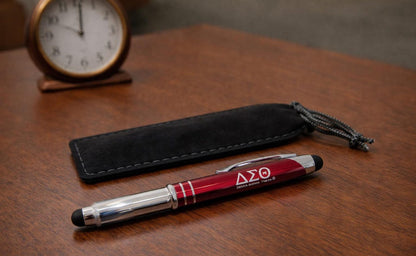 Delta 3-n-1 stylus pen light with pouch