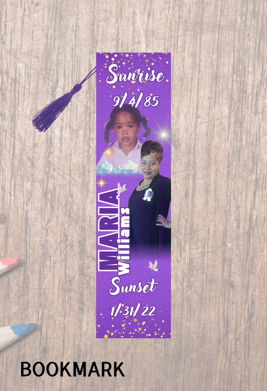 Memorial Bookmarks - Set of 5