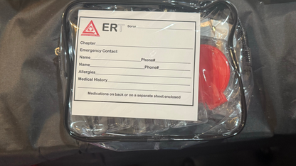 Delta clear TSA approve accessory pouch