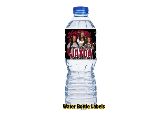 Water bottle labels